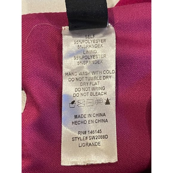 Windsor Women Bridesmaid Formal Dress Maxi Off Shoulder Lace Up Back Hot Pink L - Picture 6 of 6